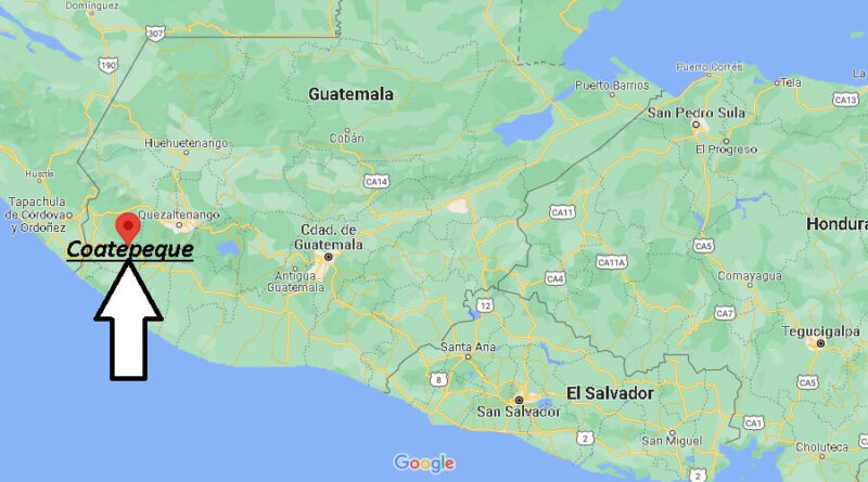 ¿Dónde está Coatepeque Guatemala? Mapa Coatepeque