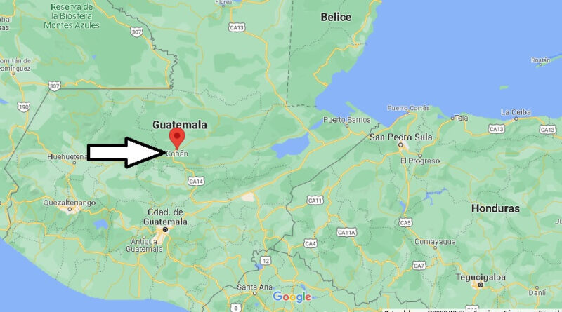 ¿Dónde está Cobán Guatemala