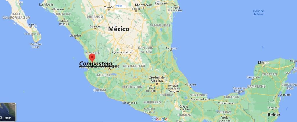 ¿Dónde está Compostela Mexico