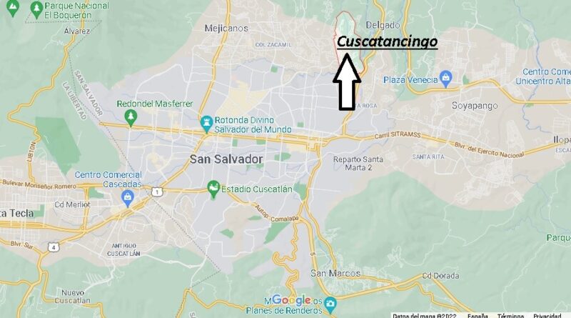 ¿Dónde está Cuscatancingo El Salvador