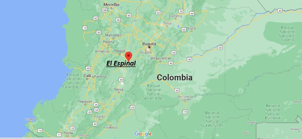 ¿Dónde está El Espinal Colombia