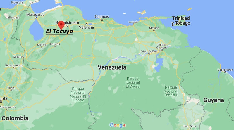 ¿Dónde está El Tocuyo Venezuela