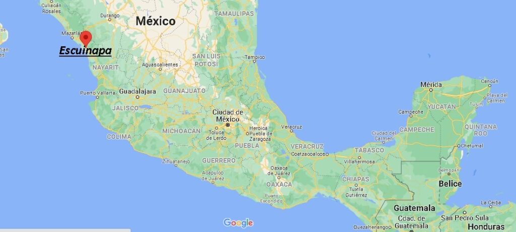 ¿Dónde está Escuinapa Mexico