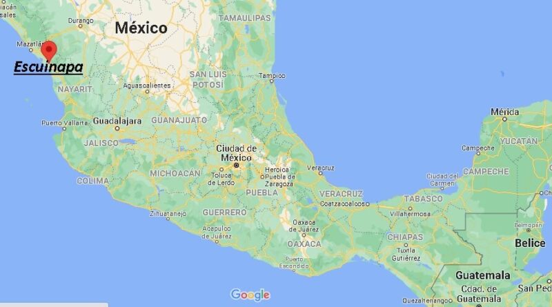 ¿Dónde está Escuinapa Mexico