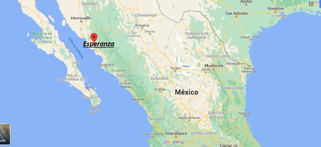 ¿Dónde está Esperanza Mexico