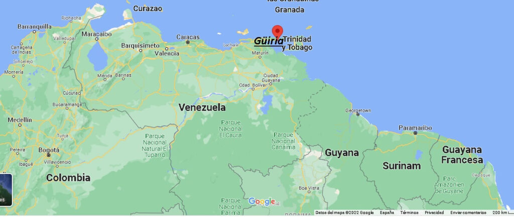 ¿Dónde está Güiria Venezuela