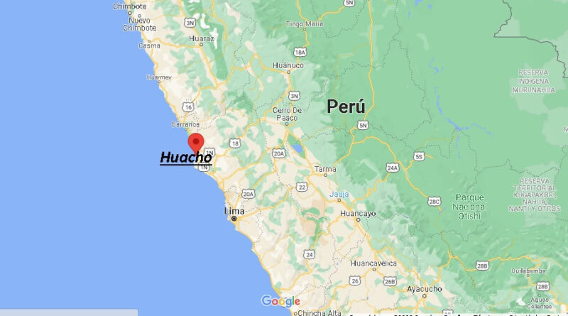 ¿Dónde está Huacho Peru