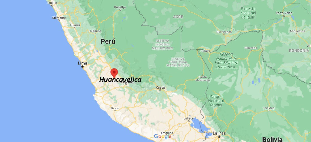 ¿Dónde está Huancavelica Peru