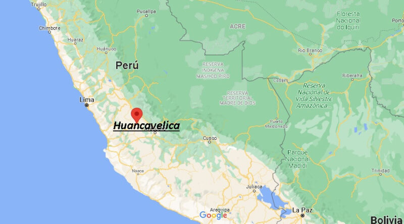 ¿Dónde está Huancavelica Peru