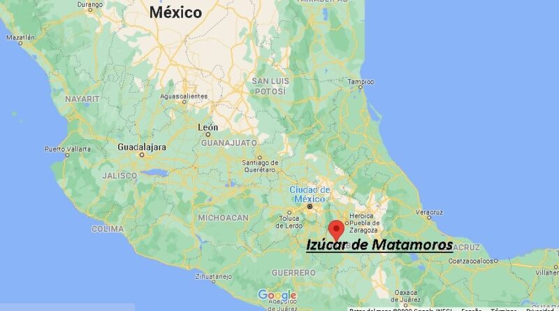 ¿Dónde está Izúcar de Matamoros Mexico