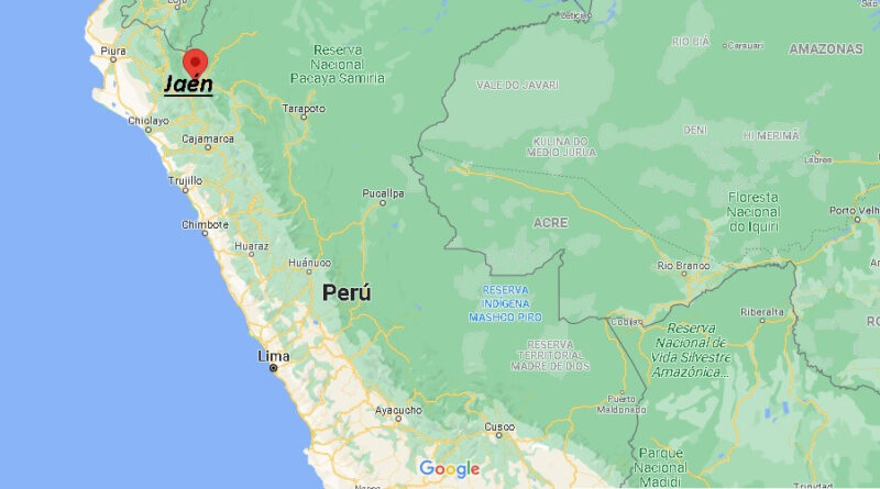 ¿Dónde está Jaén Peru