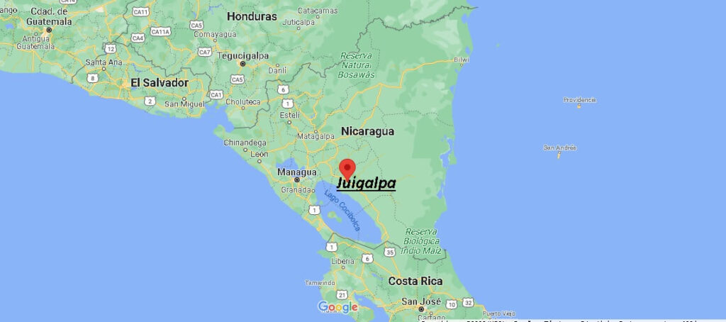 ¿Dónde está Juigalpa Nicaragua