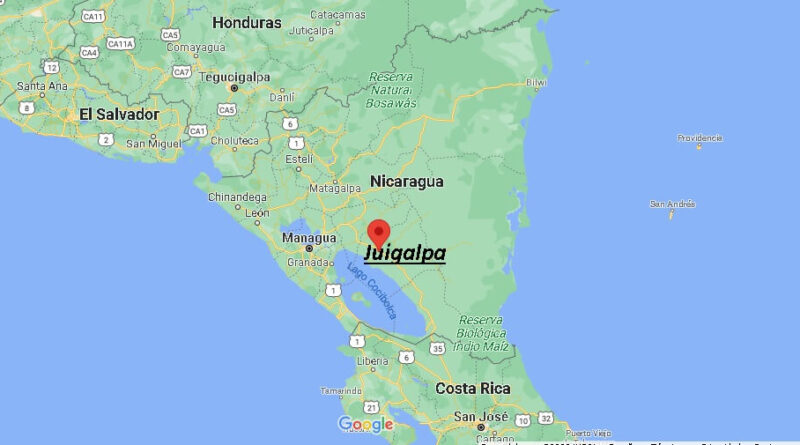 ¿Dónde está Juigalpa Nicaragua
