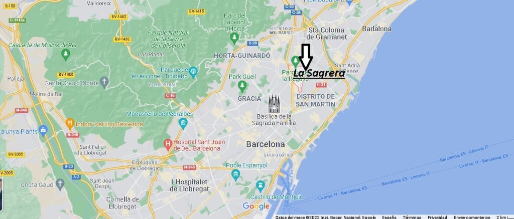 ¿Dónde está La Sagrera España
