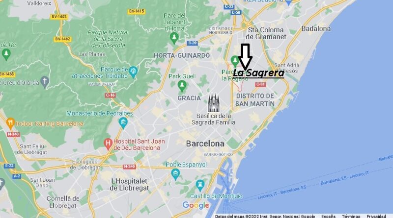 ¿Dónde está La Sagrera España
