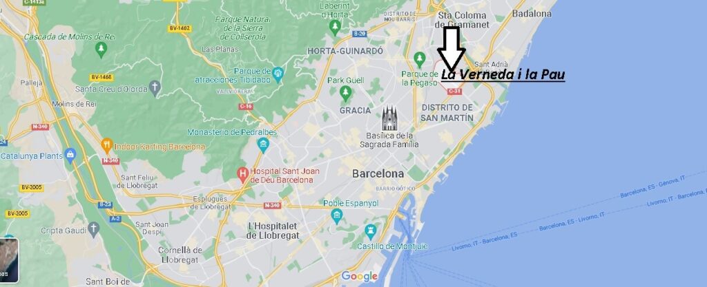 ¿Dónde está La Verneda i la Pau, España