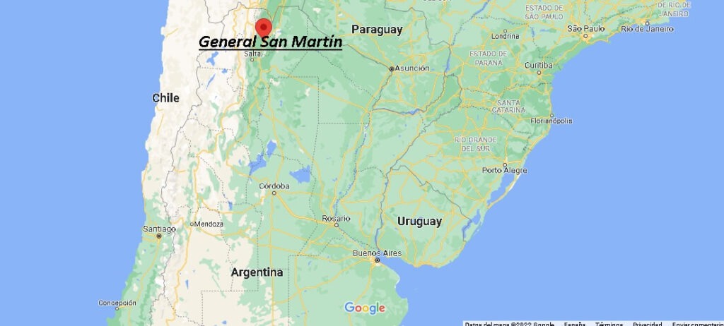 ¿Dónde está Libertador General San Martín Argentina