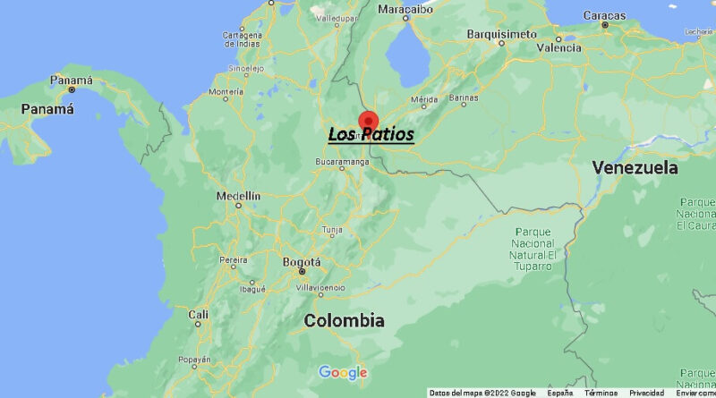 ¿Dónde está Los Patios Colombia