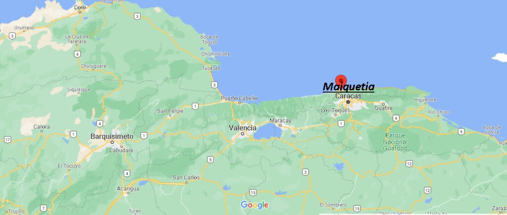 ¿Dónde está Maiquetia Venezuela