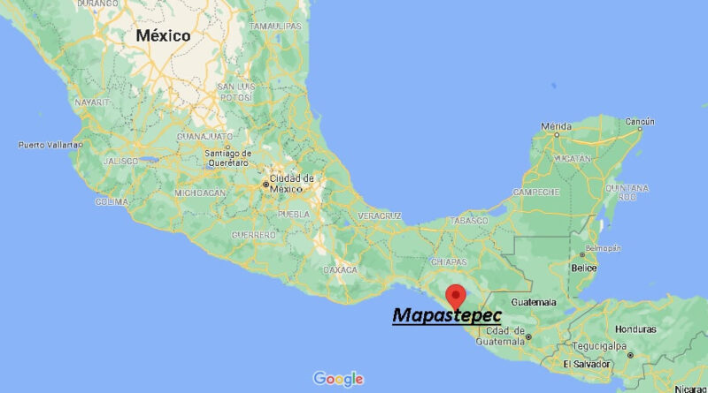 ¿Dónde está Mapastepec Mexico