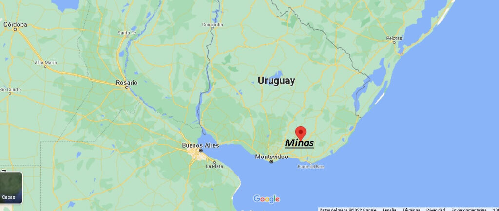 ¿Dónde está Minas Uruguay