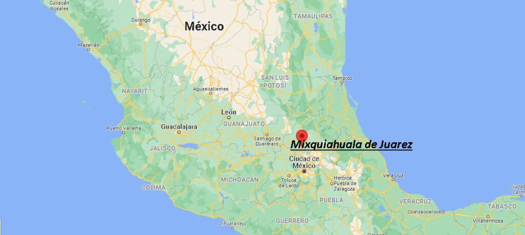 ¿Dónde está Mixquiahuala de Juarez Mexico