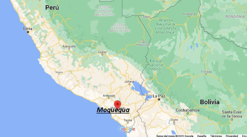 ¿Dónde está Moquegua Peru