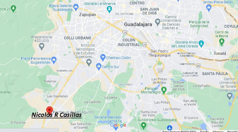 ¿Dónde está Nicolás R Casillas Mexico