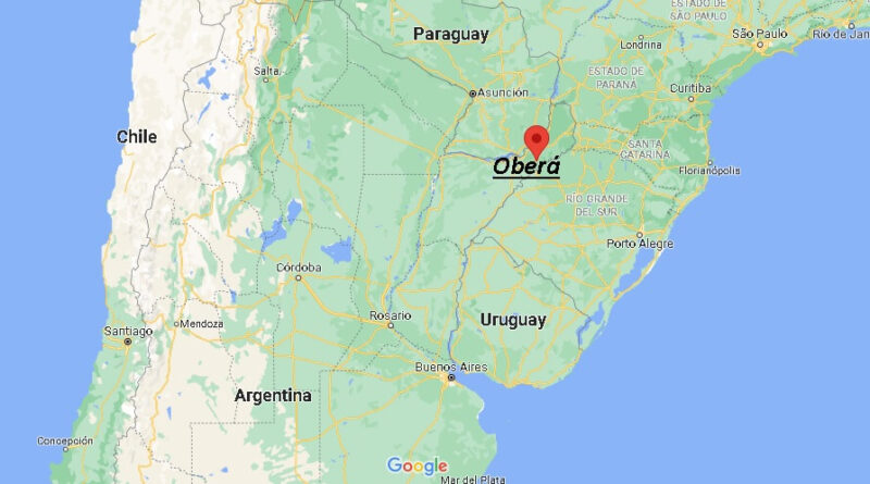 ¿Dónde está Oberá Argentina