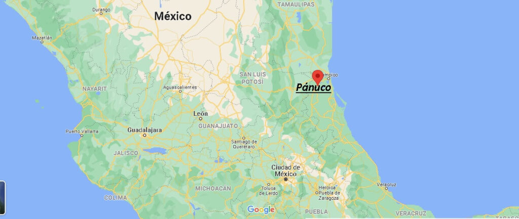 ¿Dónde está Pánuco Mexico