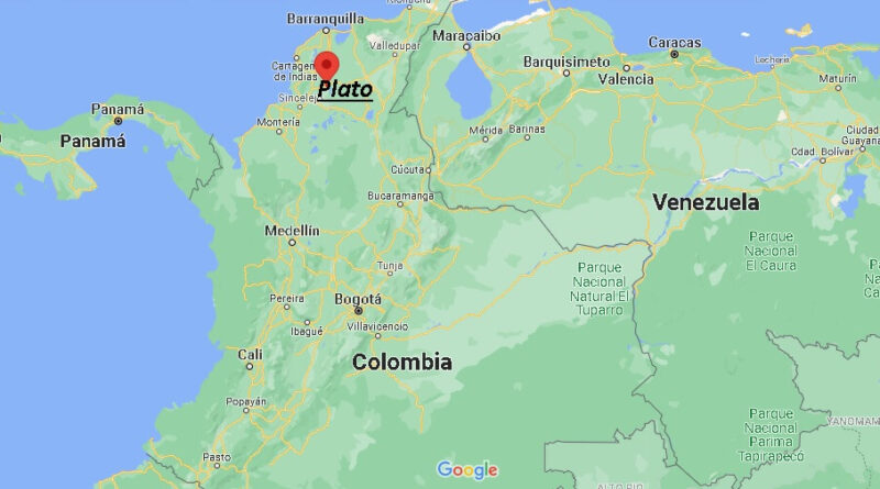 ¿Dónde está Plato Colombia