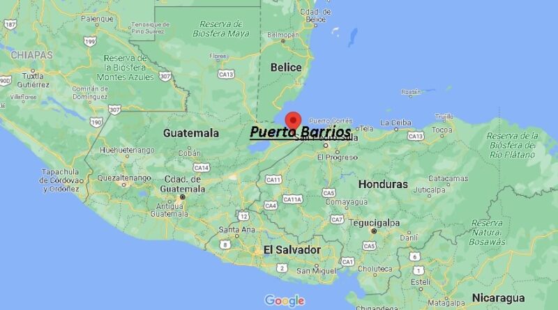 ¿Dónde está Puerto Barrios Guatemala