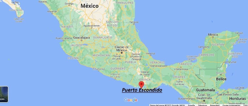 ¿Dónde está Puerto Escondido Mexico