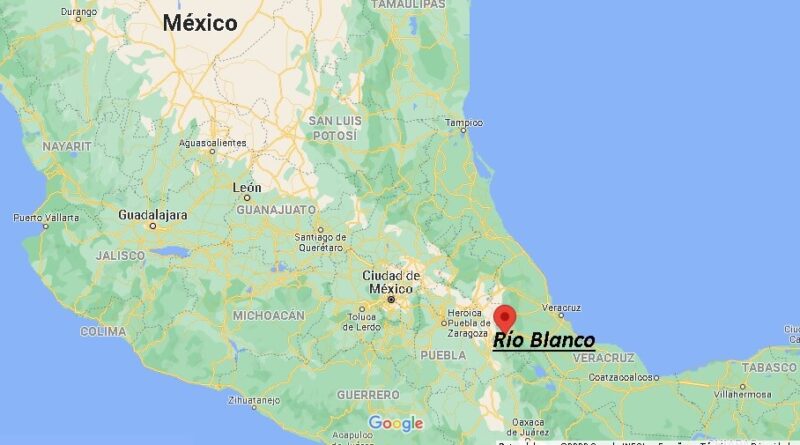 ¿Dónde está Río Blanco Mexico