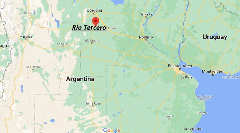 ¿Dónde está Río Tercero Argentina