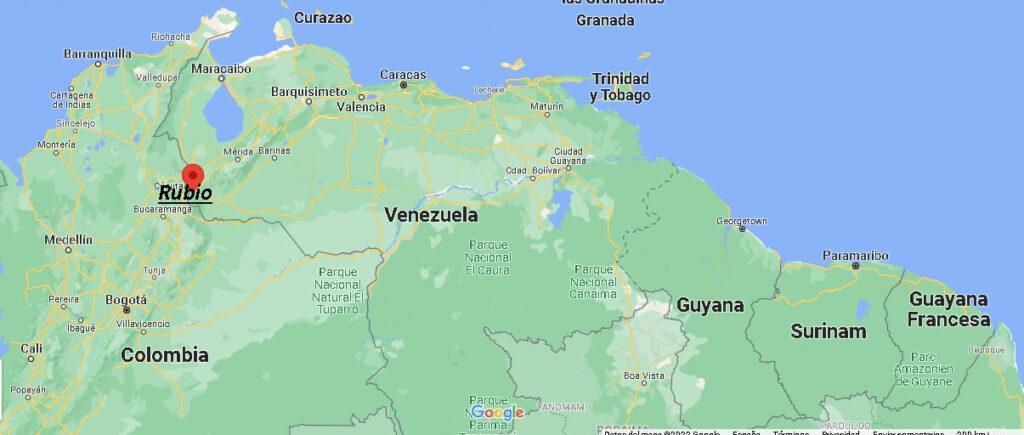 ¿Dónde está Rubio Venezuela