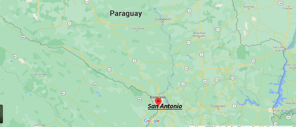 ¿Dónde está San Antonio Paraguay
