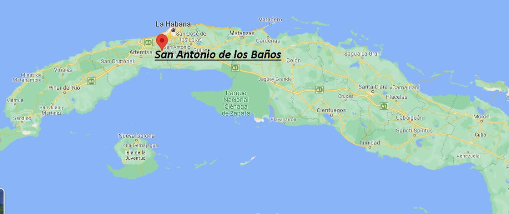 ¿Dónde está San Antonio de los Baños Cuba