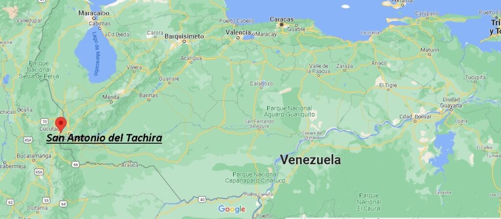 ¿Dónde está San Antonio del Tachira Venezuela