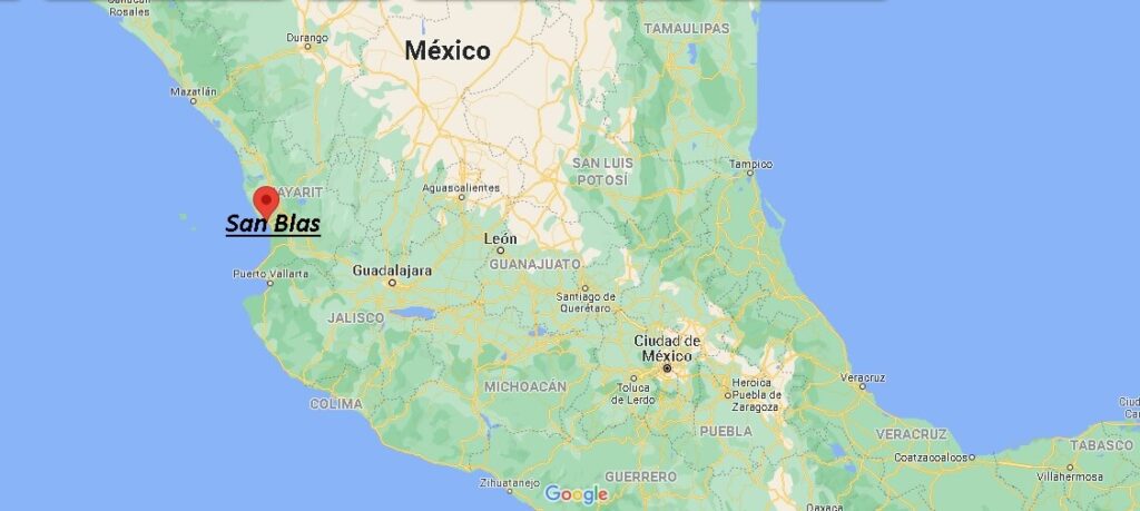 ¿Dónde está San Blas Mexico