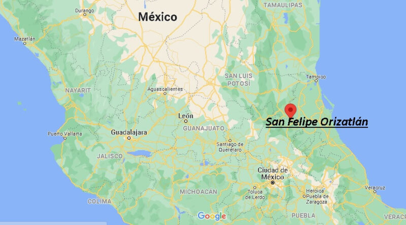 ¿Dónde está San Felipe Orizatlán Mexico