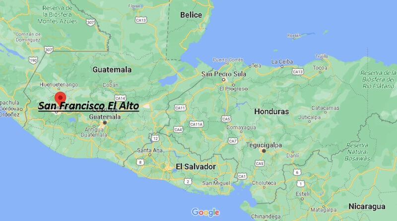 ¿Dónde está San Francisco El Alto Guatemala