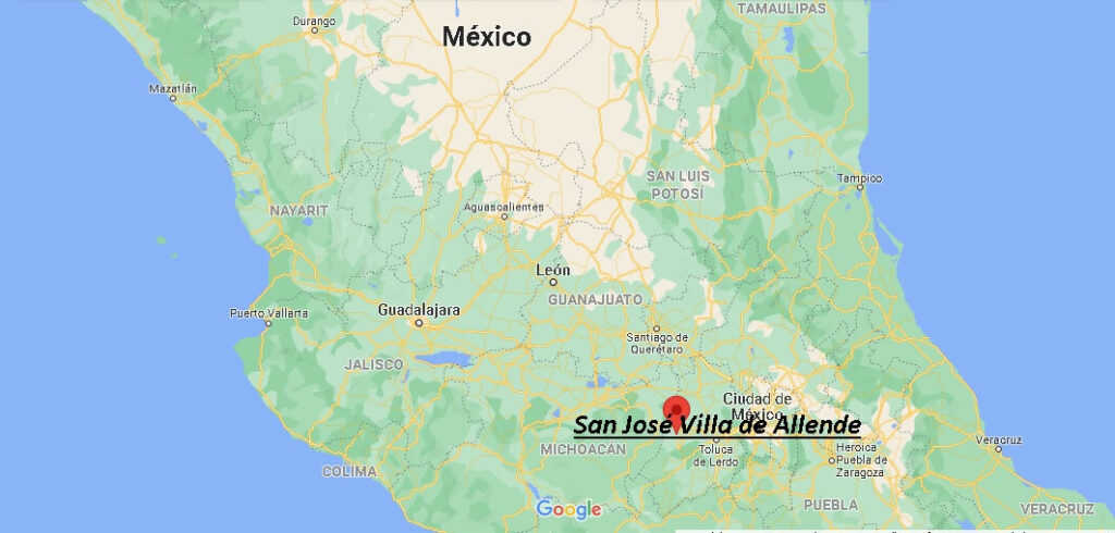 ¿Dónde está San José Villa de Allende Mexico