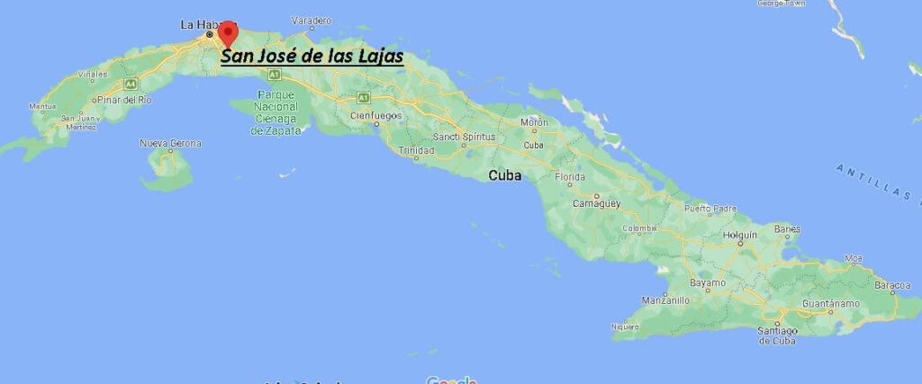 ¿Dónde está San José de las Lajas Cuba