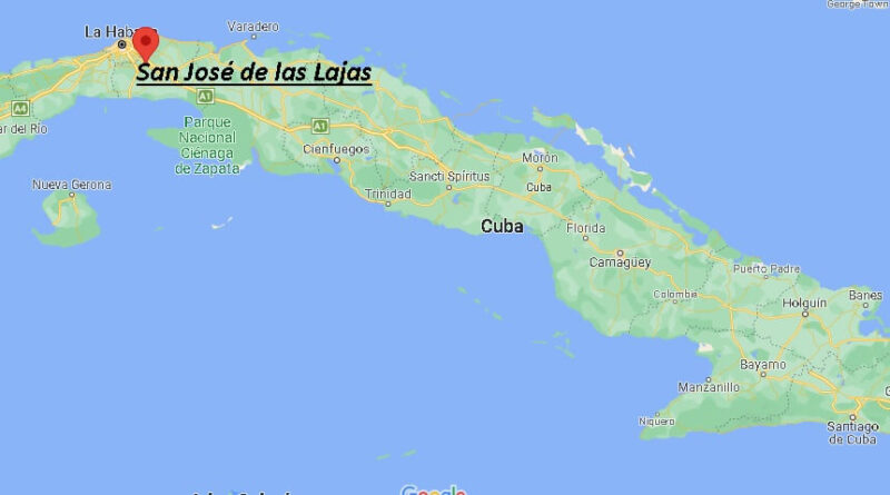 ¿Dónde está San José de las Lajas Cuba