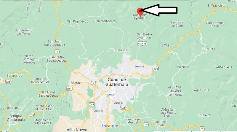 ¿Dónde está San Pedro Ayampuc Guatemala