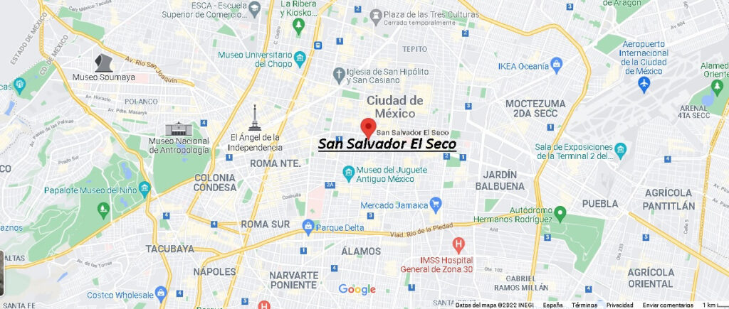 ¿Dónde está San Salvador El Seco Mexico