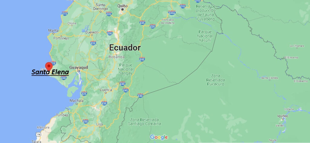 ¿Dónde está Santa Elena Ecuador