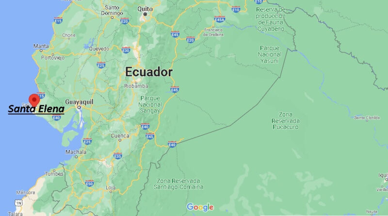 ¿Dónde está Santa Elena Ecuador