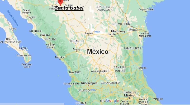 ¿Dónde está Santa Isabel Mexico